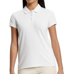 Arrow Girls Polo School Uniform Shirt‎ Size 14 White Polo School Uniform Preppy